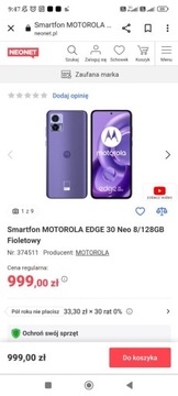 Motorola EDGE 30 neo fioletowa