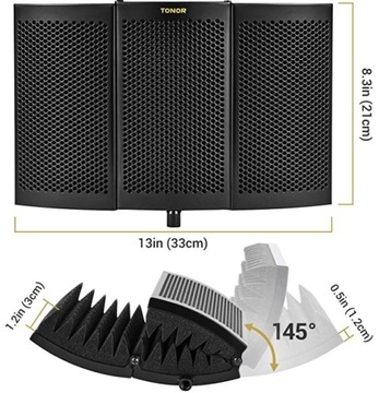 TONOR osłona izolacyjna mikrofonu