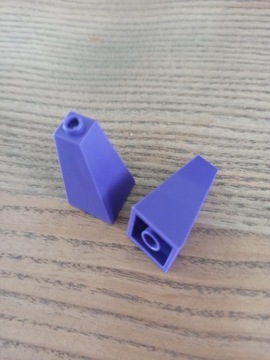 LEGO 3685 skos, narożnik 2x2x3 fioletowy