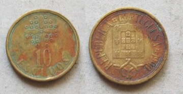 10 escudo 1990 Portugalia
