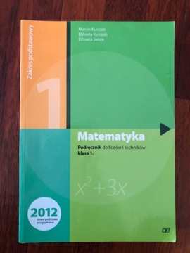 Podręcznik matematyka klasa 1