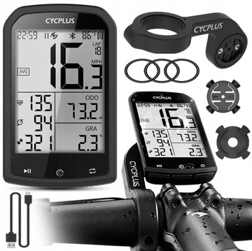 CYCPLUS M1 GPS komputer licznik z uchwytem