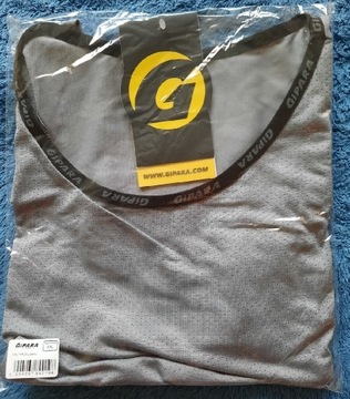 T-SHIRT TOP SZARY GIPARA XXL