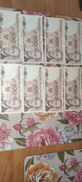 Stare Banknoty 100 zł z 1986 roku 