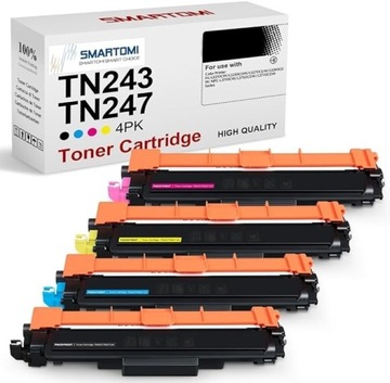 Toner 4x CMYK TN247 4 kolory w zestawie