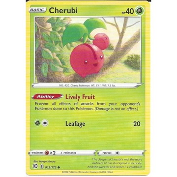 Karta Pokemon Cherubi - 012/172 - Common