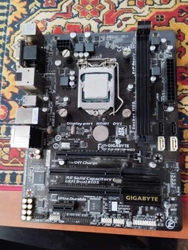 Płyta główna Gigabyte GA-H81M-HD3 + i5 4460 3,2ghz