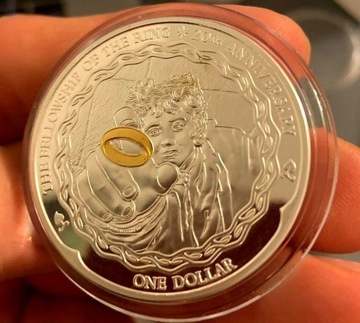 Frodo 2021 złoty pierścień 1 oz