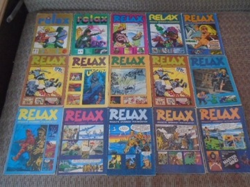 Komiksy "RELAX" wyd.1 komplet 31 szt. -Unikat!!!