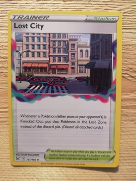 Karty pokemon Trener Lost City 161/196