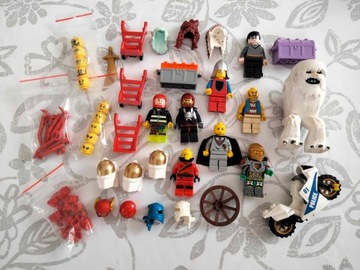 Mix lego od 1zł, różne serie, akcesoria, figurki