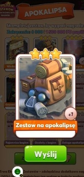 Coin master karta zestaw na apokalipse szybka wysy