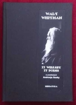 Walt Whitman 77 wierszy bibliofilska Unikat