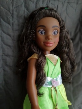 Lalka Barbie duża Księżniczka Żaba Tiana Disney 45