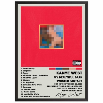 Kanye West My Beautiful Dark Fantasy Plakat