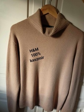 Sweter kaszmir H&M