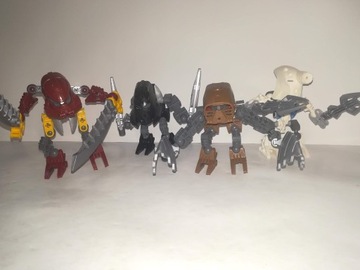 Lego BIONICLE Matoran 8721 8722 8724 8725