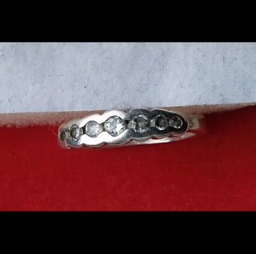 Pierścionek srebro 925 15,9mm mały 