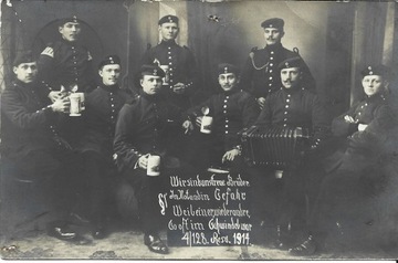 Inf. Reg. 128 Gdańsk Danzig rezerwiści 1914