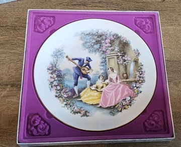 ROYAL DOULTON Talerz w pudełku WALENTYNKI 