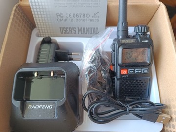 Radiotelefon Baofeng UV-3R Plus, test odbiornika.