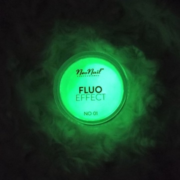 Pyłek NeoNail Fluo 01 - zielony