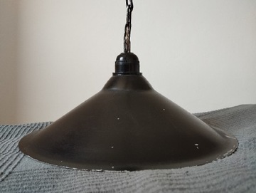 Lampa sufitowa czarno-miedziana