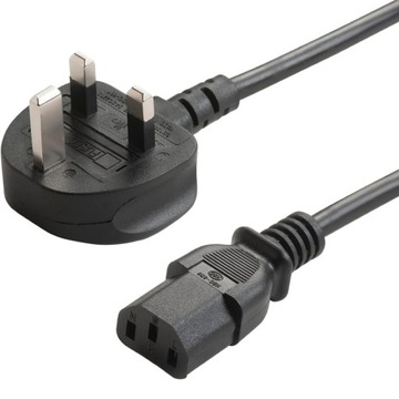 Kabel zasilający HP 8121-0739 wtyczka UK świnka C13/1,9m