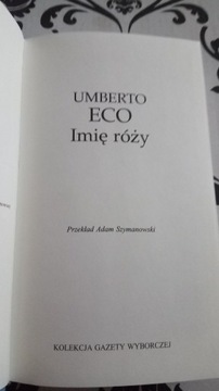 Imię Róży- Umberto Eco