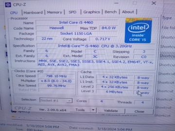 Procesor I5 4460+ płyta GA B85M-HD3 R4