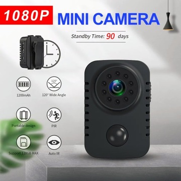 Kamera na ciało - jakość 1080p razem z kartą SD