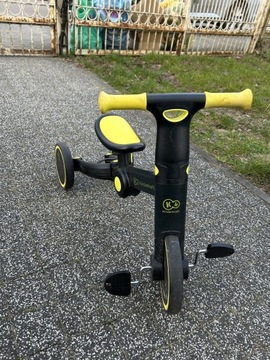 Rower trójkołowy Kinderkraft 4TRIKE Czarny, Żółty