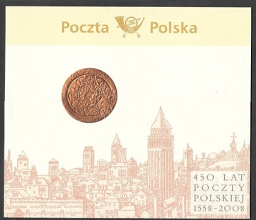 blok 211,4227-4229,450 lat Poczty Polskiej,folder