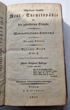 Starodruk Encyklopedia 1822
