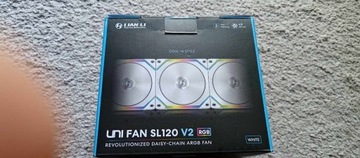 Lian Li UNI FAN SL120 V2 biały 3 wentylatory + hub