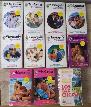 HARLEQUIN Romance Desire romans zestaw 11szt - '93