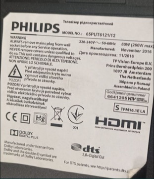 Philips 65PUT6121/12