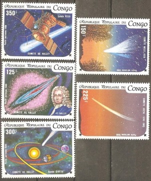 Znaczki Mi1024/28 Kongo 1986