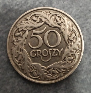 Moneta 50 groszy , 1923r