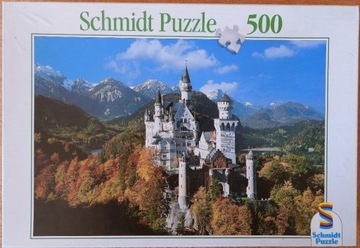 Schmidt Puzzle - Zamek Neuschwanstein - 500 elem.