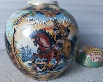 Pojemnik ceramiczny wojownik Chiński na imbir