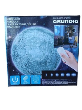 Lampa nocna / Kinkiet Księżyc z pilotem Grundig