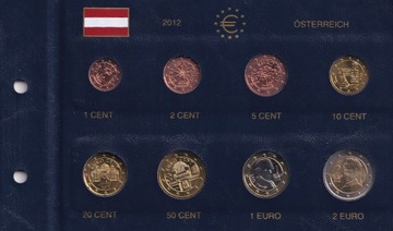 AUSTRIA – 2012 – ZESTAW EURO ....................