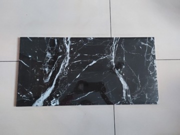 Gres polerowany 30x60 Sombra Black czarny marmur