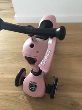 Scoot&ride różowa