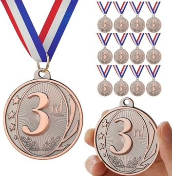Medal olimpijska brązowa 3 sztuki zestaw