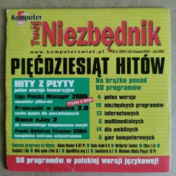 Komputer Świat Twój Niezbędnik 2004 4 CD