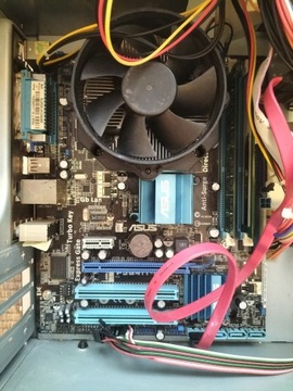 Asus P5G41T-M LX + Intel Q6600 ( 4 x 2,4 GHz ) 