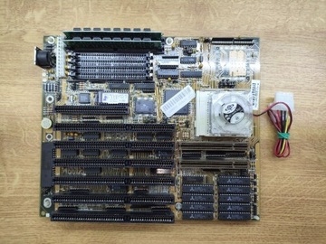 Płyta główna FIC 486-GVT-2 VLB ISA Socket 3 + Intel i486DX2 66MHz + 8MB RAM