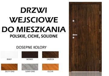 Drzwi zewnętrzne w bloku z montażem!